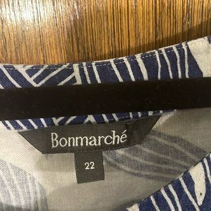 Short sleeve summer linen dress